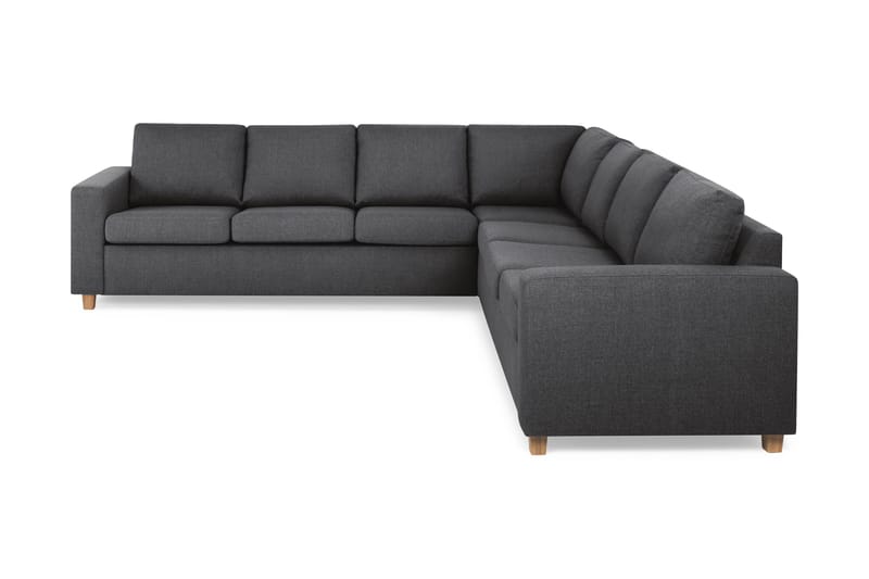 Crazy 6-sits Vändbar L-formad X-Large Hörnsoffa i Tyg - Mörkgrå - Products - Möbler - Soffa - Hörnsoffa