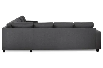 Crazy 6-sits Vändbar L-formad X-Large Hörnsoffa i Tyg - Mörkgrå - Products - Möbler - Soffa - Hörnsoffa