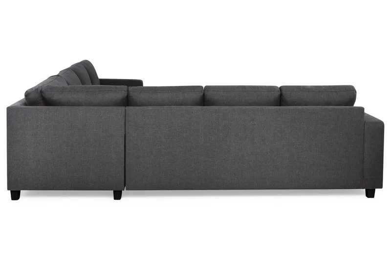 Crazy 6-sits Vändbar L-formad X-Large Hörnsoffa i Tyg - Mörkgrå - Products - Möbler - Soffa - Hörnsoffa