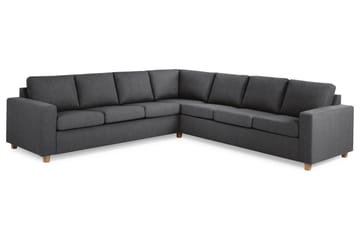Crazy 6-sits Vändbar L-formad X-Large Hörnsoffa i Tyg - Mörkgrå - Products - Möbler - Soffa - Hörnsoffa