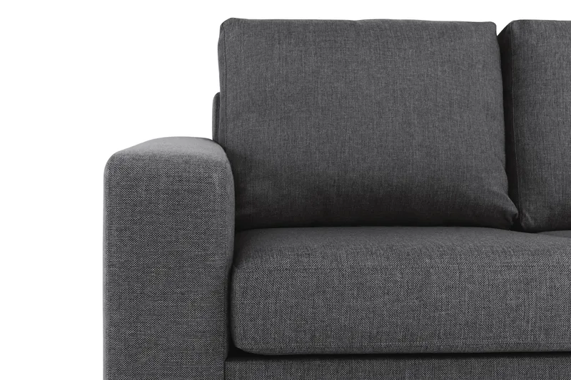 Crazy 6-sits Vändbar L-formad X-Large Hörnsoffa i Tyg - Mörkgrå - Products - Möbler - Soffa - Hörnsoffa