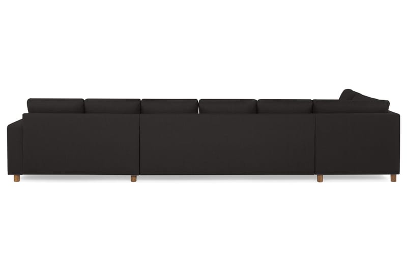 Crazy 6-sits Vänstervänd U-formad XX-Large Soffa med Divan och Schäslong i Tyg - Antracit - Products - Möbler - Soffa - U-soffa