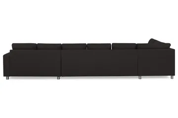 Crazy 6-sits Vänstervänd U-formad XX-Large Soffa med Divan och Schäslong i Tyg - Antracit - Products - Möbler - Soffa - U-soffa