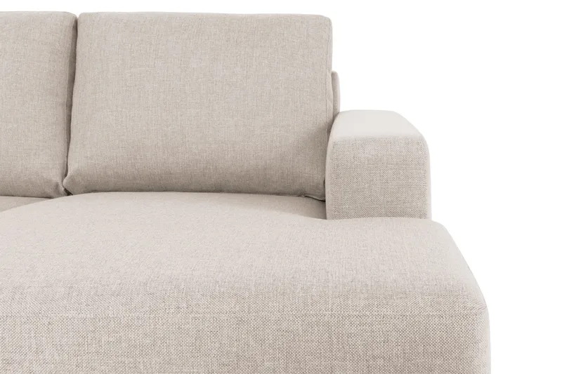 Crazy 6-sits Vänstervänd U-formad XX-Large Soffa med Divan och Schäslong i Tyg - Beige - Products - Möbler - Soffa - U-soffa