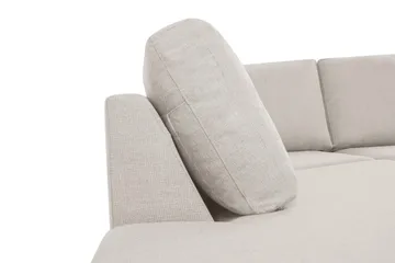 Crazy 6-sits Vänstervänd U-formad XX-Large Soffa med Divan och Schäslong i Tyg - Beige - Products - Möbler - Soffa - U-soffa