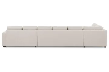Crazy 6-sits Vänstervänd U-formad XX-Large Soffa med Divan och Schäslong i Tyg - Beige - Products - Möbler - Soffa - U-soffa