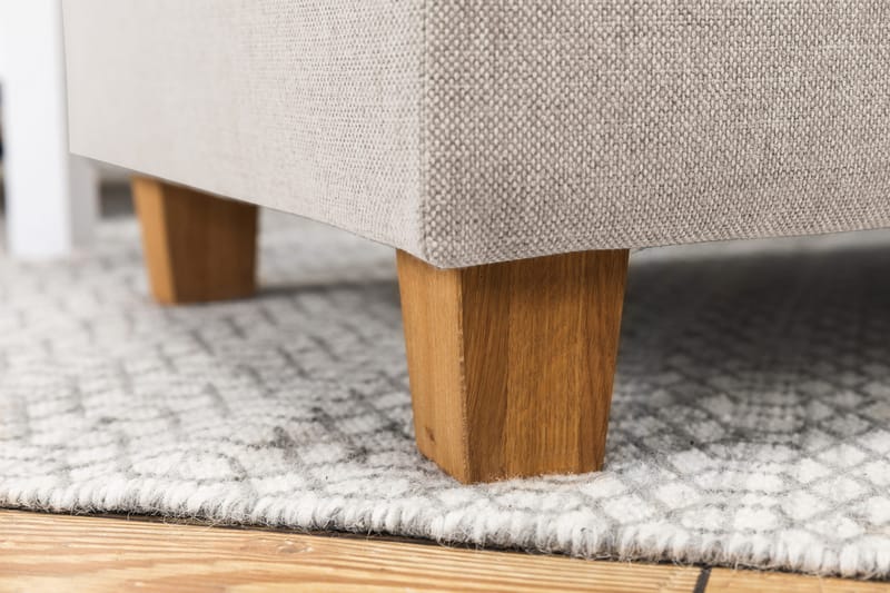Crazy 6-sits Vänstervänd U-formad XX-Large Soffa med Divan och Schäslong i Tyg - Beige - Products - Möbler - Soffa - U-soffa