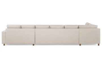 Crazy 6-sits Vänstervänd U-formad XX-Large Soffa med Divan och Schäslong i Tyg - Beige - Products - Möbler - Soffa - U-soffa