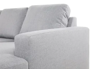 Crazy 6-sits Vänstervänd U-formad XX-Large Soffa med Divan och Schäslong i Tyg - Grå - Products - Möbler - Soffa - U-soffa