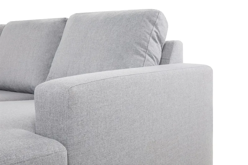 Crazy 6-sits Vänstervänd U-formad XX-Large Soffa med Divan och Schäslong i Tyg - Grå - Products - Möbler - Soffa - U-soffa