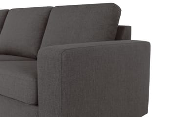 Crazy 6-sits Vänstervänd U-formad XX-Large Soffa med Divan och Schäslong i Tyg - Mörkgrå - Products - Möbler - Soffa - U-soffa