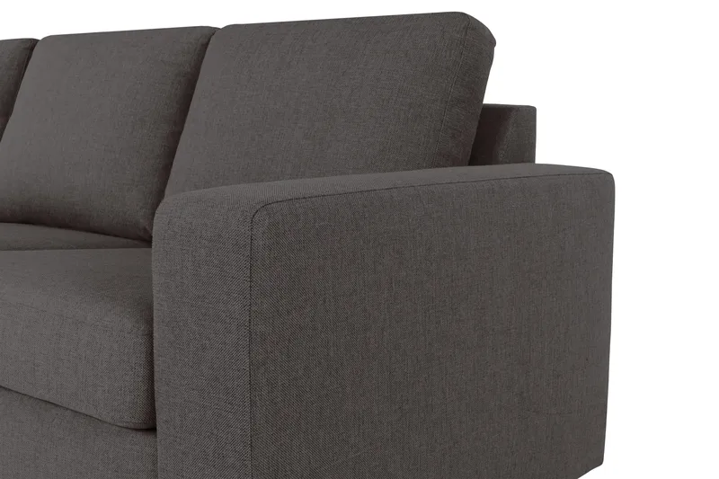 Crazy 6-sits Vänstervänd U-formad XX-Large Soffa med Divan och Schäslong i Tyg - Mörkgrå - Products - Möbler - Soffa - U-soffa