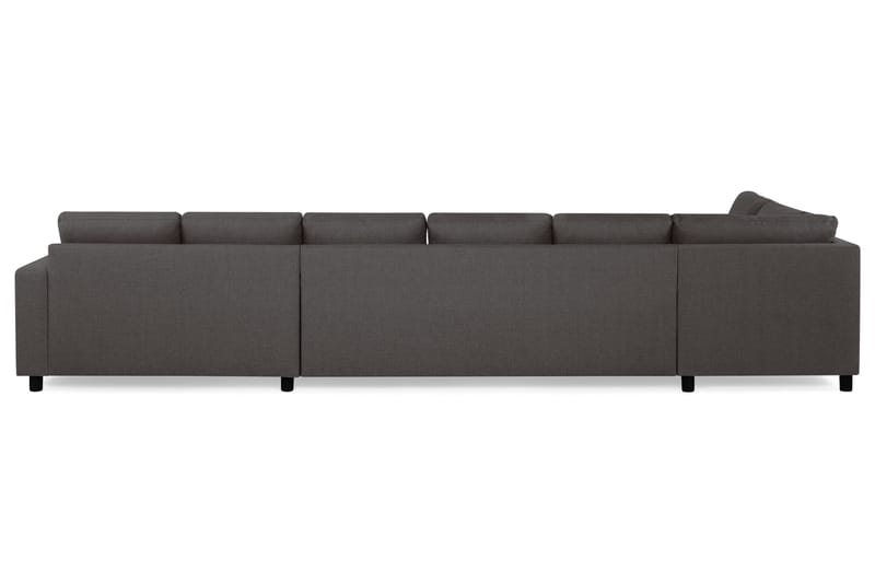 Crazy 6-sits Vänstervänd U-formad XX-Large Soffa med Divan och Schäslong i Tyg - Mörkgrå - Products - Möbler - Soffa - U-soffa