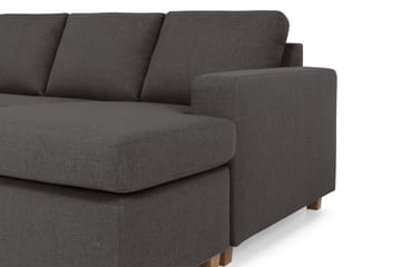 Crazy 6-sits Vänstervänd U-formad XX-Large Soffa med Divan och Schäslong i Tyg - Mörkgrå - Products - Möbler - Soffa - U-soffa