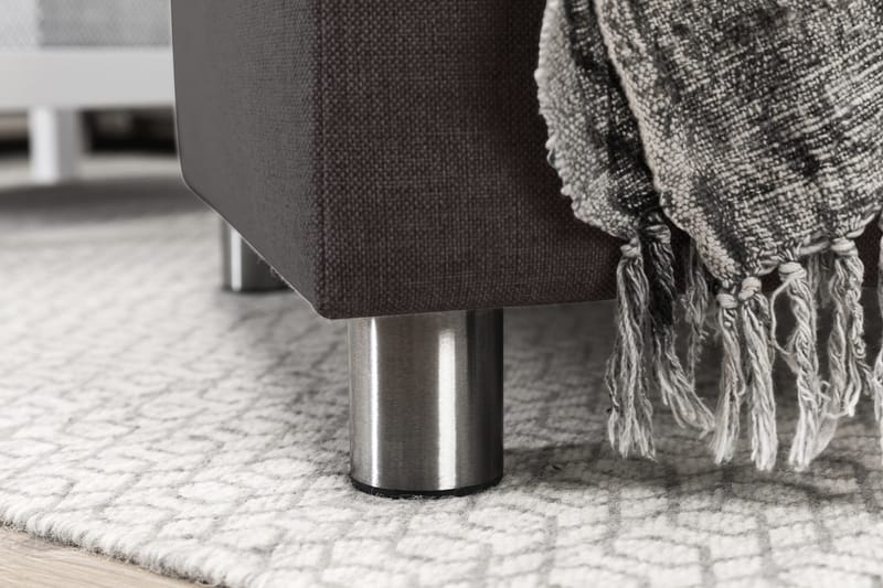 Crazy 6-sits Vänstervänd U-formad XX-Large Soffa med Divan och Schäslong i Tyg - Mörkgrå - Products - Möbler - Soffa - U-soffa
