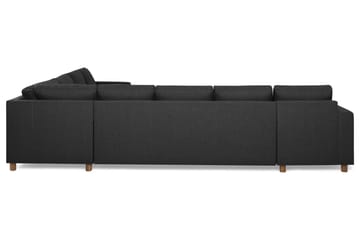 Crazy 7-sits Vändbar L-formad XX-Large Hörnsoffa i Tyg - Antracit - Products - Möbler - Soffa - Hörnsoffa