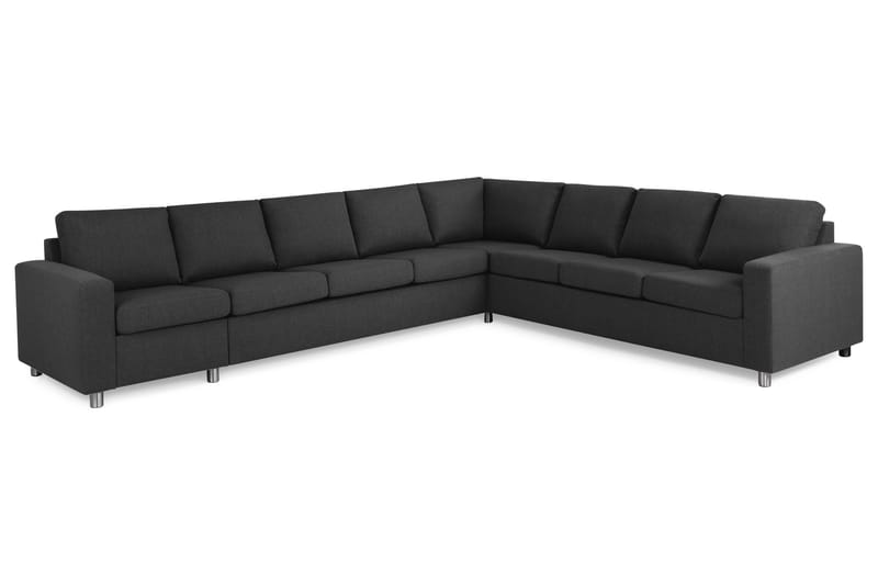 Crazy 7-sits Vändbar L-formad XX-Large Hörnsoffa i Tyg - Antracit - Products - Möbler - Soffa - Hörnsoffa