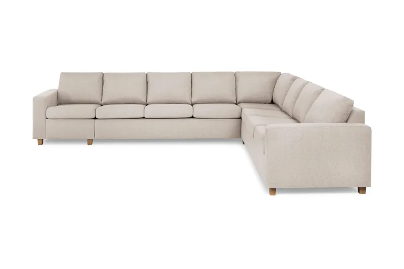 Crazy 7-sits Vändbar L-formad XX-Large Hörnsoffa i Tyg - Beige - Products - Möbler - Soffa - Hörnsoffa