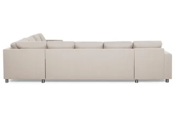 Crazy 7-sits Vändbar L-formad XX-Large Hörnsoffa i Tyg - Beige - Products - Möbler - Soffa - Hörnsoffa