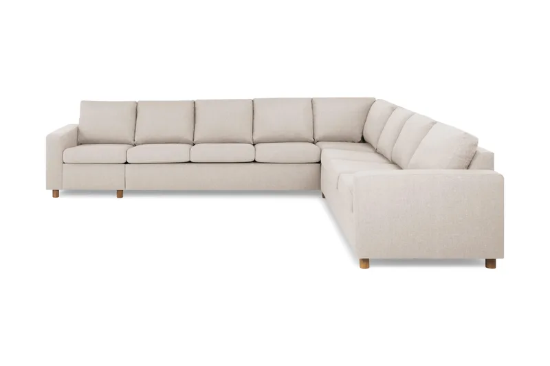 Crazy 7-sits Vändbar L-formad XX-Large Hörnsoffa i Tyg - Beige - Products - Möbler - Soffa - Hörnsoffa