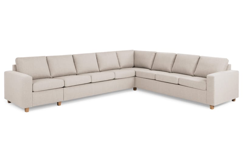 Crazy 7-sits Vändbar L-formad XX-Large Hörnsoffa i Tyg - Beige - Products - Möbler - Soffa - Hörnsoffa