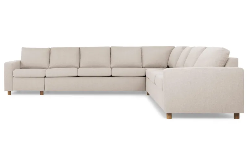 Crazy 7-sits Vändbar L-formad XX-Large Hörnsoffa i Tyg - Beige - Products - Möbler - Soffa - Hörnsoffa