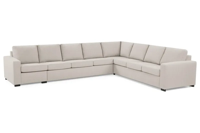 Crazy 7-sits Vändbar L-formad XX-Large Hörnsoffa i Tyg - Beige - Products - Möbler - Soffa - Hörnsoffa
