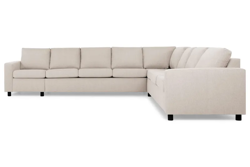 Crazy 7-sits Vändbar L-formad XX-Large Hörnsoffa i Tyg - Beige - Products - Möbler - Soffa - Hörnsoffa
