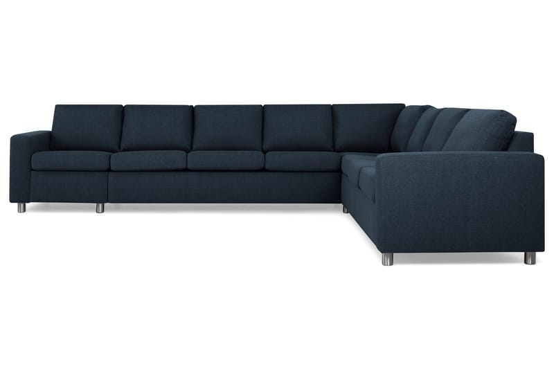Crazy 7-sits Vändbar L-formad XX-Large Hörnsoffa i Tyg - Blå - Products - Möbler - Soffa - Hörnsoffa