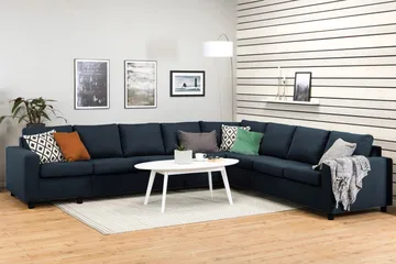 Crazy 7-sits Vändbar L-formad XX-Large Hörnsoffa i Tyg - Blå - Products - Möbler - Soffa - Hörnsoffa