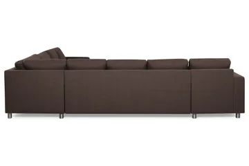 Crazy 7-sits Vändbar L-formad XX-Large Hörnsoffa i Tyg - Brun - Products - Möbler - Soffa - Hörnsoffa