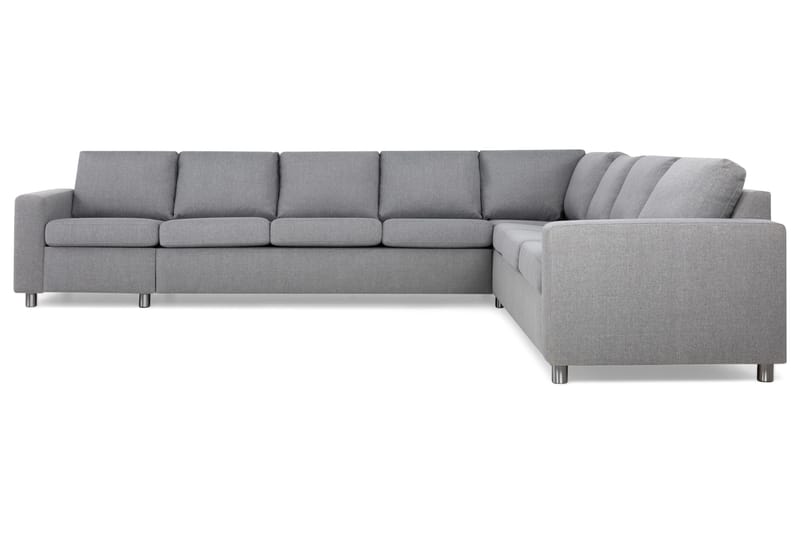 Crazy 7-sits Vändbar L-formad XX-Large Hörnsoffa i Tyg - Grå - Products - Möbler - Soffa - Hörnsoffa