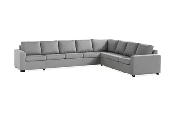 Crazy 7-sits Vändbar L-formad XX-Large Hörnsoffa i Tyg - Grå - Products - Möbler - Soffa - Hörnsoffa