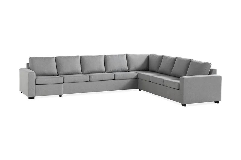 Crazy 7-sits Vändbar L-formad XX-Large Hörnsoffa i Tyg - Grå - Products - Möbler - Soffa - Hörnsoffa