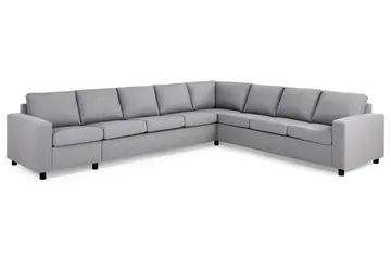 Crazy 7-sits Vändbar L-formad XX-Large Hörnsoffa i Tyg - Grå - Products - Möbler - Soffa - Hörnsoffa