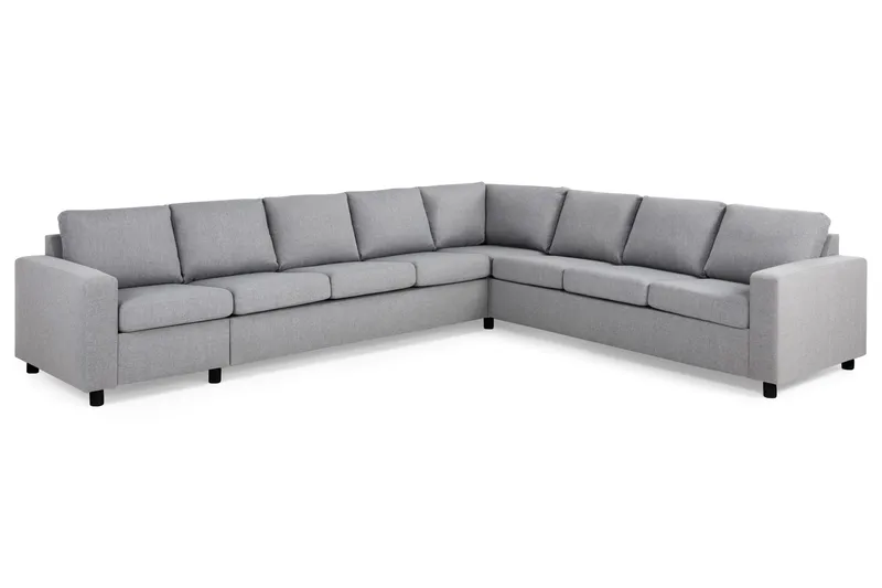 Crazy 7-sits Vändbar L-formad XX-Large Hörnsoffa i Tyg - Grå - Products - Möbler - Soffa - Hörnsoffa
