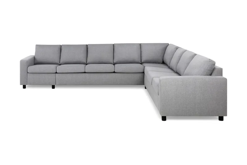 Crazy 7-sits Vändbar L-formad XX-Large Hörnsoffa i Tyg - Grå - Products - Möbler - Soffa - Hörnsoffa