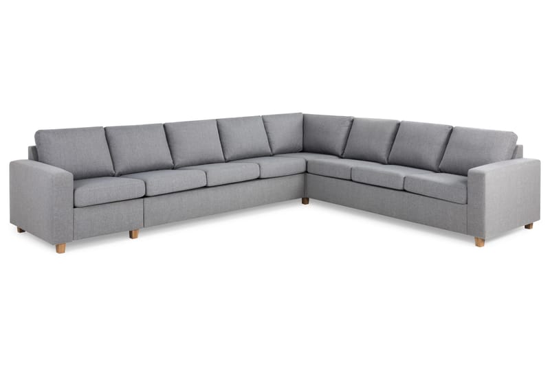 Crazy 7-sits Vändbar L-formad XX-Large Hörnsoffa i Tyg - Grå - Products - Möbler - Soffa - Hörnsoffa