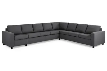 Crazy 7-sits Vändbar L-formad XX-Large Hörnsoffa i Tyg - Mörkgrå - Products - Möbler - Soffa - Hörnsoffa