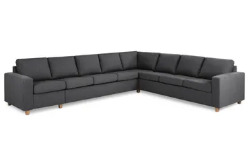 Crazy 7-sits Vändbar L-formad XX-Large Hörnsoffa i Tyg - Mörkgrå - Products - Möbler - Soffa - Hörnsoffa
