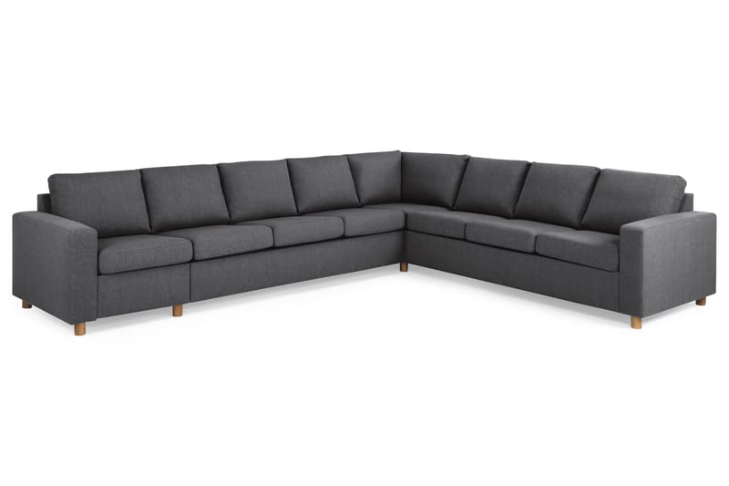 Crazy 7-sits Vändbar L-formad XX-Large Hörnsoffa i Tyg - Mörkgrå - Products - Möbler - Soffa - Hörnsoffa