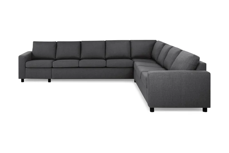 Crazy 7-sits Vändbar L-formad XX-Large Hörnsoffa i Tyg - Mörkgrå - Products - Möbler - Soffa - Hörnsoffa
