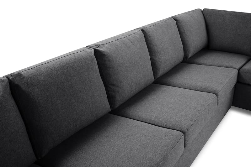 Crazy 7-sits Vändbar L-formad XX-Large Hörnsoffa i Tyg - Mörkgrå - Products - Möbler - Soffa - Hörnsoffa