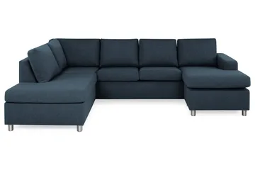 Crazy U-soffa Large Divan Höger - Mörkblå - Products - Möbler - Soffa - U-soffa