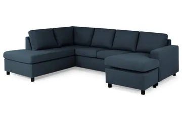 Crazy U-soffa Large Divan Höger - Mörkblå - Products - Möbler - Soffa - U-soffa
