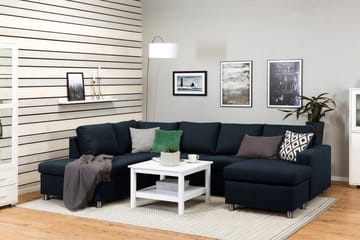 Crazy U-soffa Large Divan Höger - Mörkblå - Products - Möbler - Soffa - U-soffa