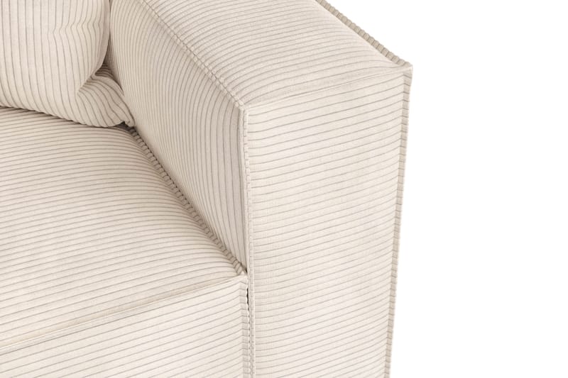 Cubo 4-sits Djup Modulsoffa i Manchester - Beige - Products - Möbler - Soffa - 3 sits soffa