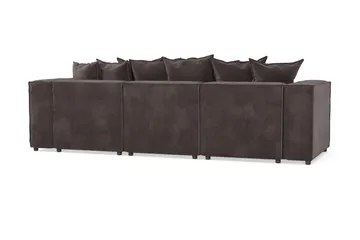 Cubo 4-sits Djup Modulsoffa i Sammet - Mörkgrå - Products - Möbler - Soffa - 3 sits soffa