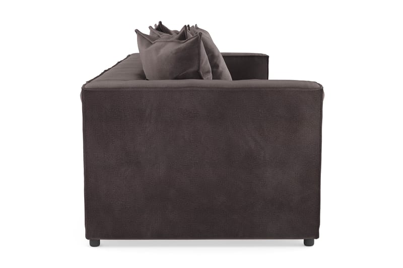 Cubo 4-sits Djup Modulsoffa i Sammet - Mörkgrå - Products - Möbler - Soffa - 3 sits soffa