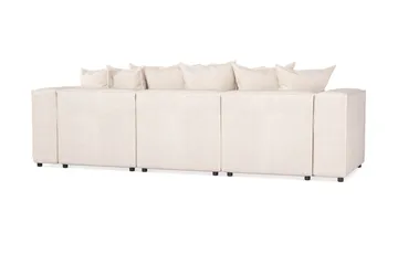 Cubo 4-sits Djup Modulsoffa i Tyg - Beige - Products - Möbler - Soffa - 3 sits soffa